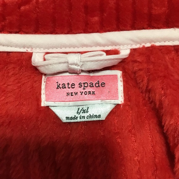 Kate Spade Chenille Wrap Long Sleeve Robe - Picture 6 of 9